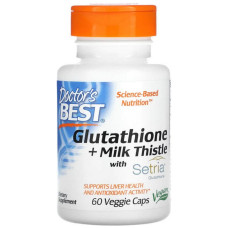 Doctors Best Glutathione + Milk Thistle, 60 Kapseln