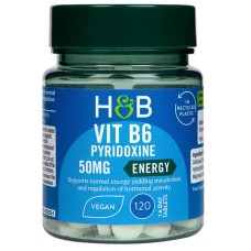 Holland & Barrett Vit B6 Pyridoxine - 50 mg, 120 Tabletten