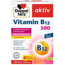 Doppelherz Vitamin B12 500, 120 Mini-Tabletten