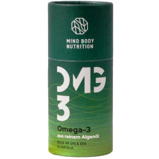 Mind Body Nutrition Omega-3 aus reinem Algenöl, 60 Kapseln