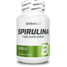 BioTech USA Spirulina, 100 Tabletten