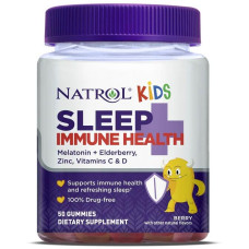 Natrol Kids Sleep + Immune Health, Berry, 50 Gummis