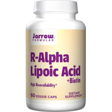 Jarrow Formulas R-Alpha Lipoic Acid + Biotin, 60 Kapseln