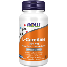 Now Foods L-Carnitine 250 mg, 60 Kapseln