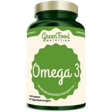 GreenFood Nutrition Omega 3, 120 Kapseln