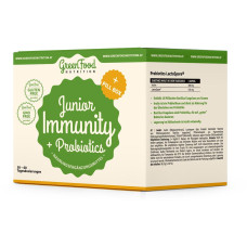 GreenFood Nutrition Junior Immunity & Probiotika + PillBox, 60 + 90 Kapseln