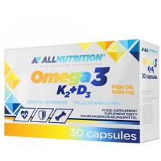 Allnutrition Omega 3 K2+D3, 30 Kapseln