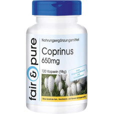 fair & pure Coprinus (650 mg), 120 Kapseln Dose