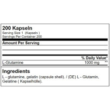 GN Glutamine Tera Caps 200 Kapseln