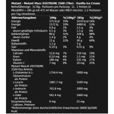 Mutant Mass XXXTREME 2500 - 2,72 kg