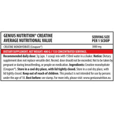 Genius Nutrition Creapure 100 Serv. 300g