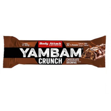 Body Attack YAMBAM CRUNCH Protein Riegel (15x55g)