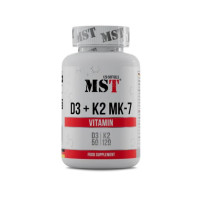 MST - Vitamin D3 + K2 + MK-7 120 Kapseln